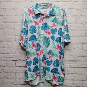 1764 Bold Hawaiian Polo Shirt Mens XL‎ Golf Tropical Performance Stretch Active